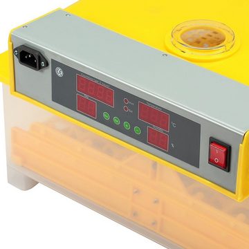 Melko Reptilieninkubator Inkubator Brutmaschine Vollautomatisch 48 Eier Motorbrüter Geflügel, Automatisches Wendesystem + Temperatursteuerung