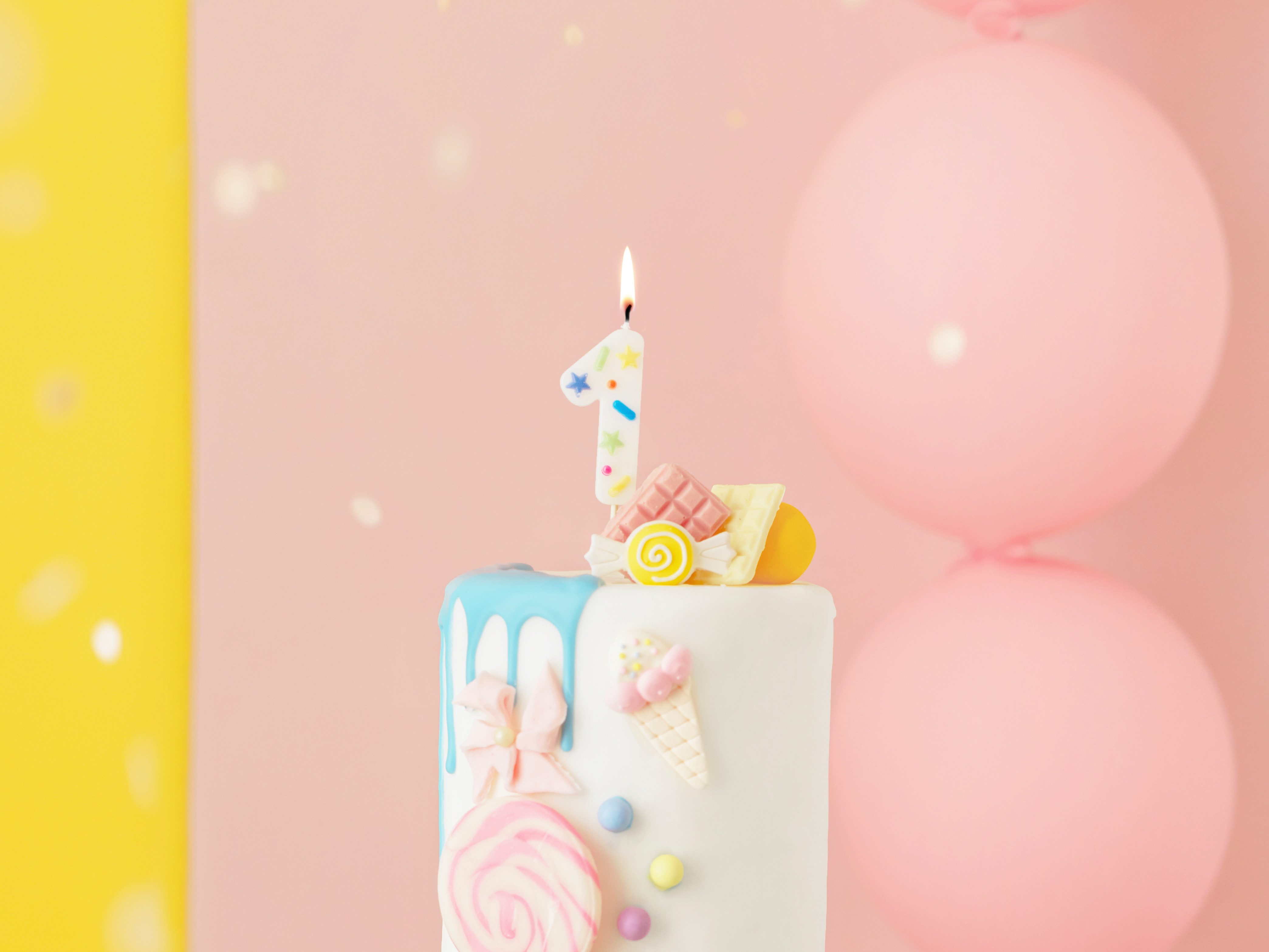 partydeco Geburtstagskerze Kerzenzahl #1, 5,5 cm günstig online kaufen
