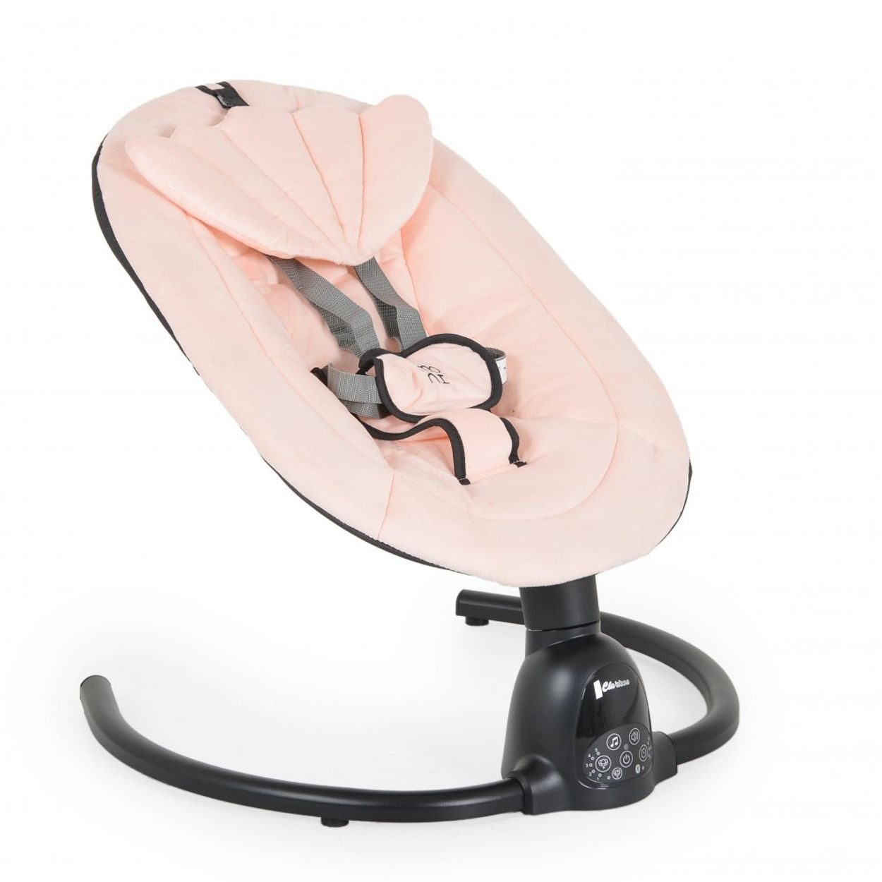 Moni Babywippe Babywippe Clarissa elektrisch, Moskitonetz Fernbedienung Musikfunktion Timer
