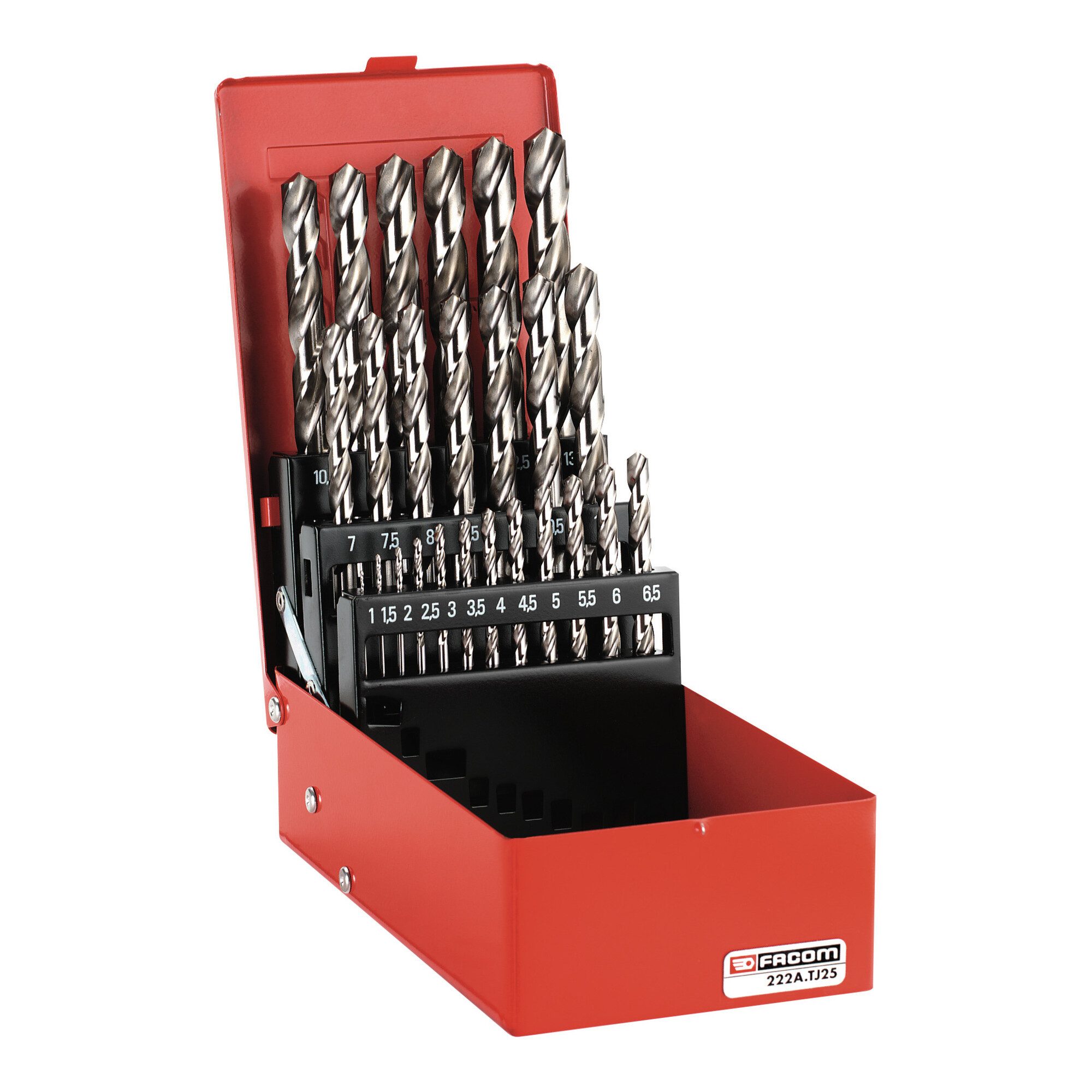 Facom Crimpzange Facom Sortiment Gefraeste Bohrer Set, 25-tlg