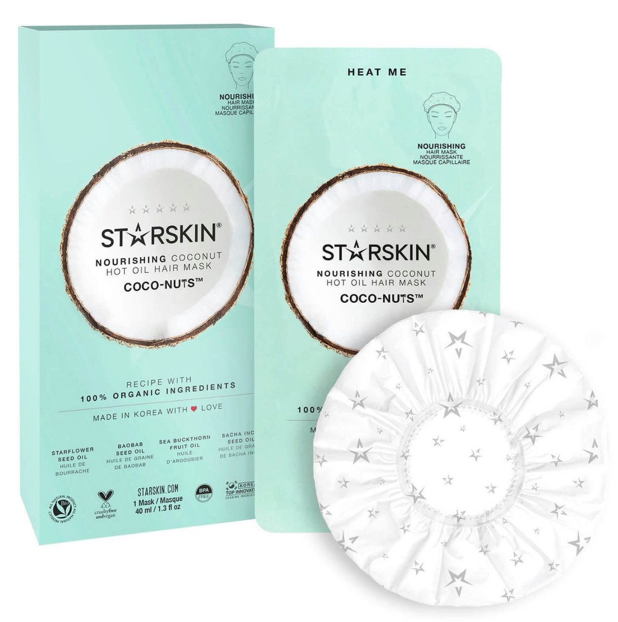 HairGecko Haarmaske Starskin Coco-Nuts Nourishing Coconut Hot Oil Hair Mask