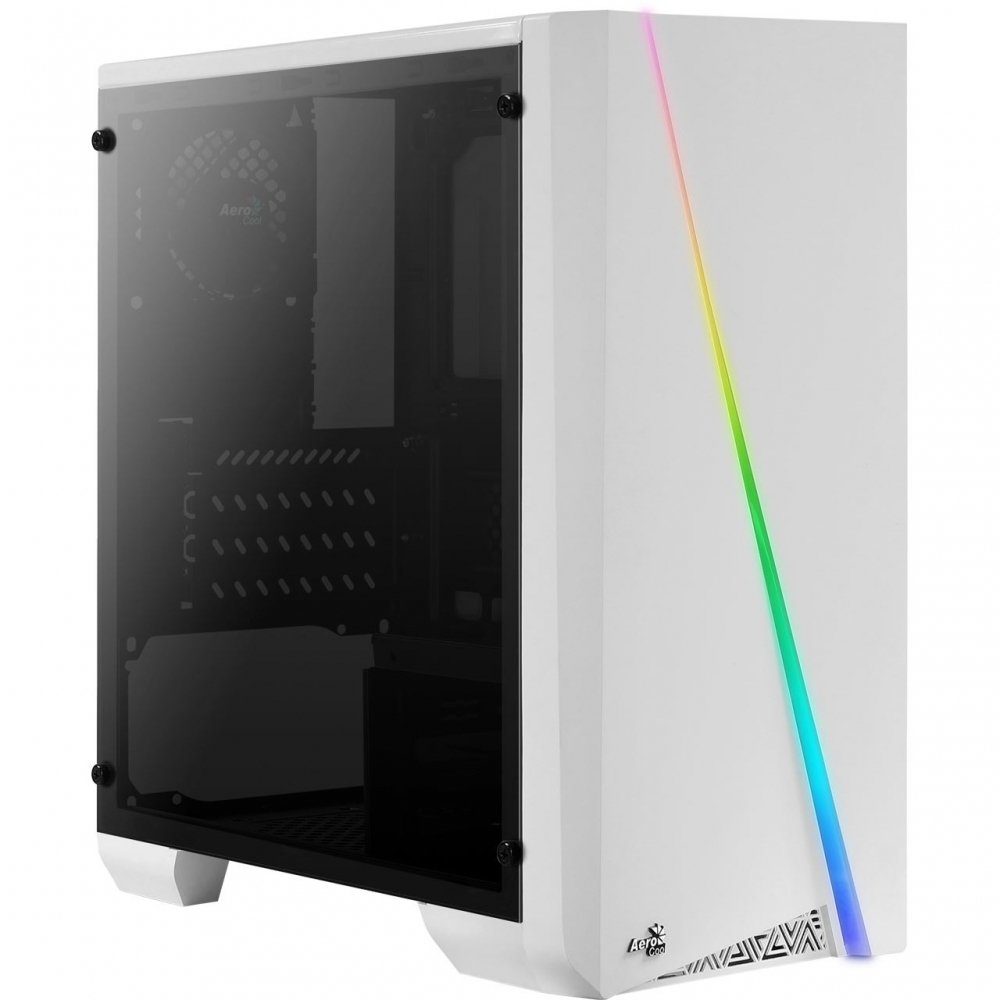 Aerocool PC-Gehäuse Geh Mini Cylon - Tower-Gehäuse - weiß