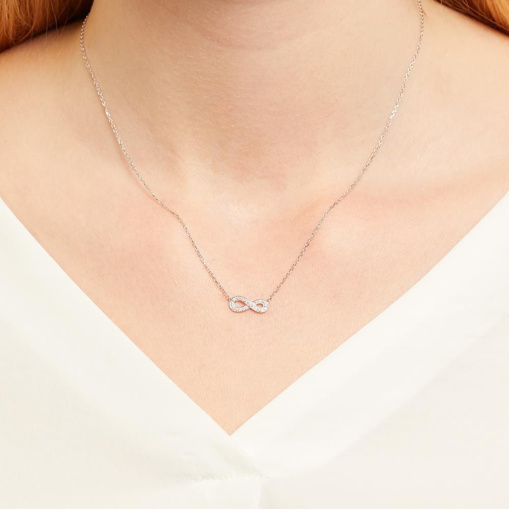 Unique Collier Collier aus 585er Weißgo...