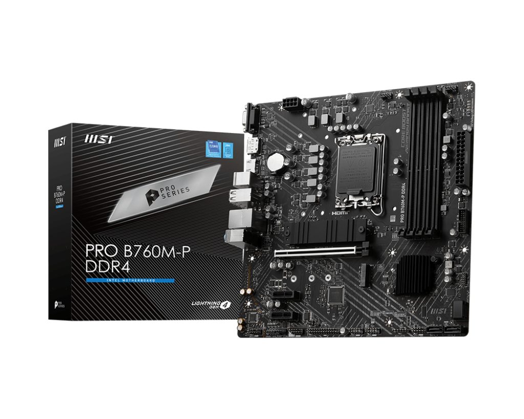 MSI PRO B760M-P DDR4 Mainboard LED-Beleuchtung