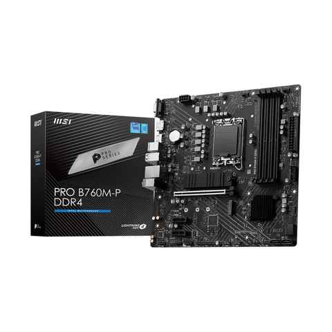 MSI PRO B760M-P DDR4 Mainboard LED-Beleuchtung