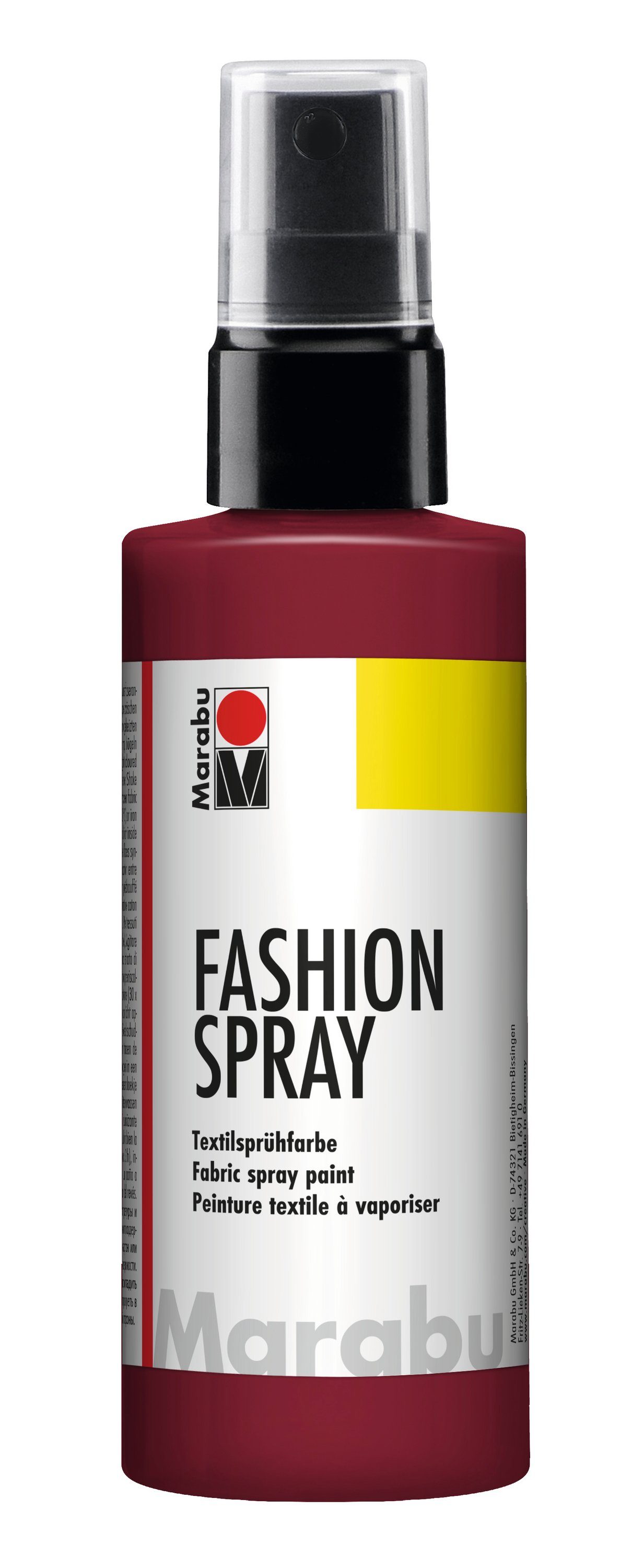 Marabu Stoffmalfarbe Fashion-Spray, 100 ml Bordeaux