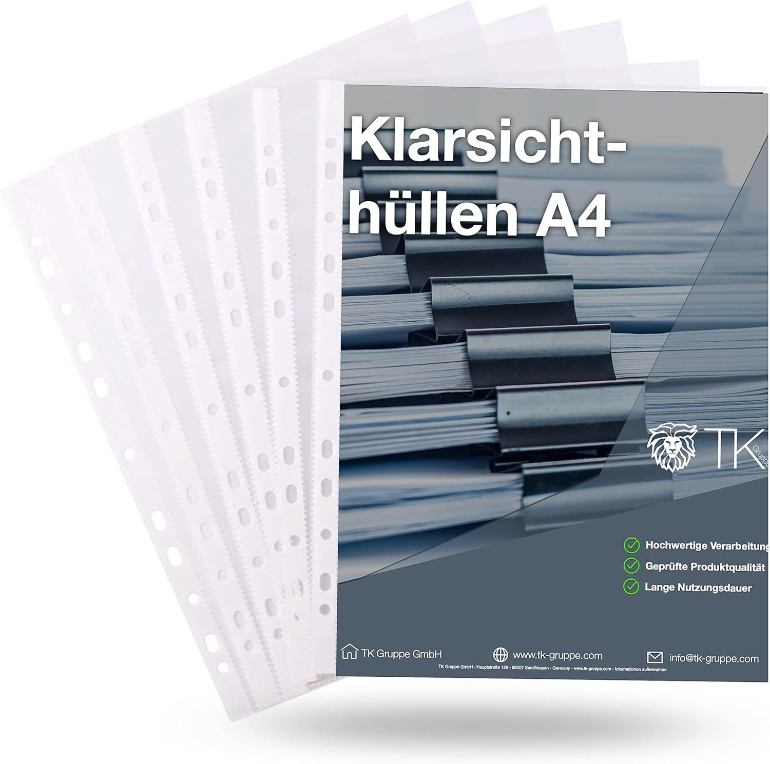 Prospekthülle 100x DIN A4 Klarsichthüllen - Briefhüllen Briefumschlag Schreibtisch