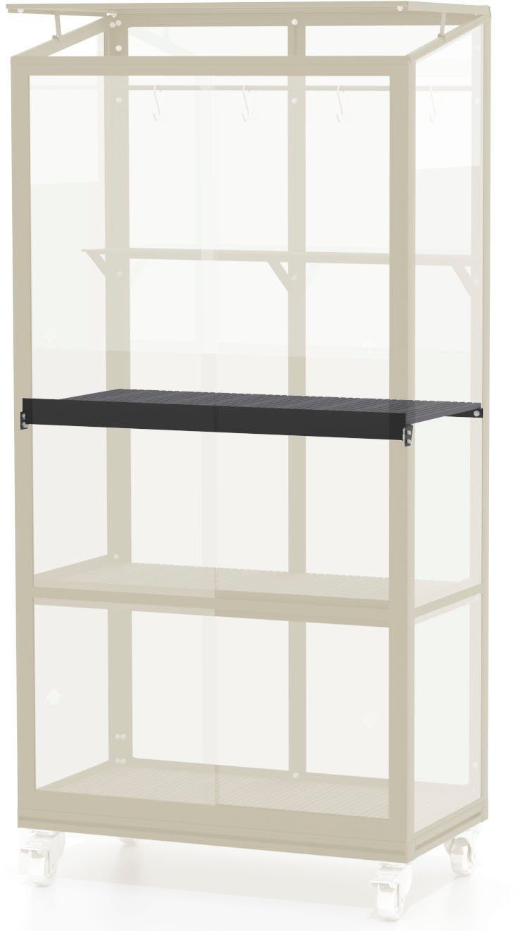 Vitavia Regal Regalboden, Zusatzregal für Balkongewächshaus "HKP4mm", schwarz