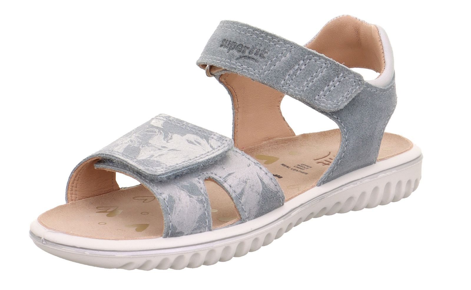 Superfit superfit Kinder SPARKLE Sandale Effeektleder 1-609004-8410 hellblau Sandale