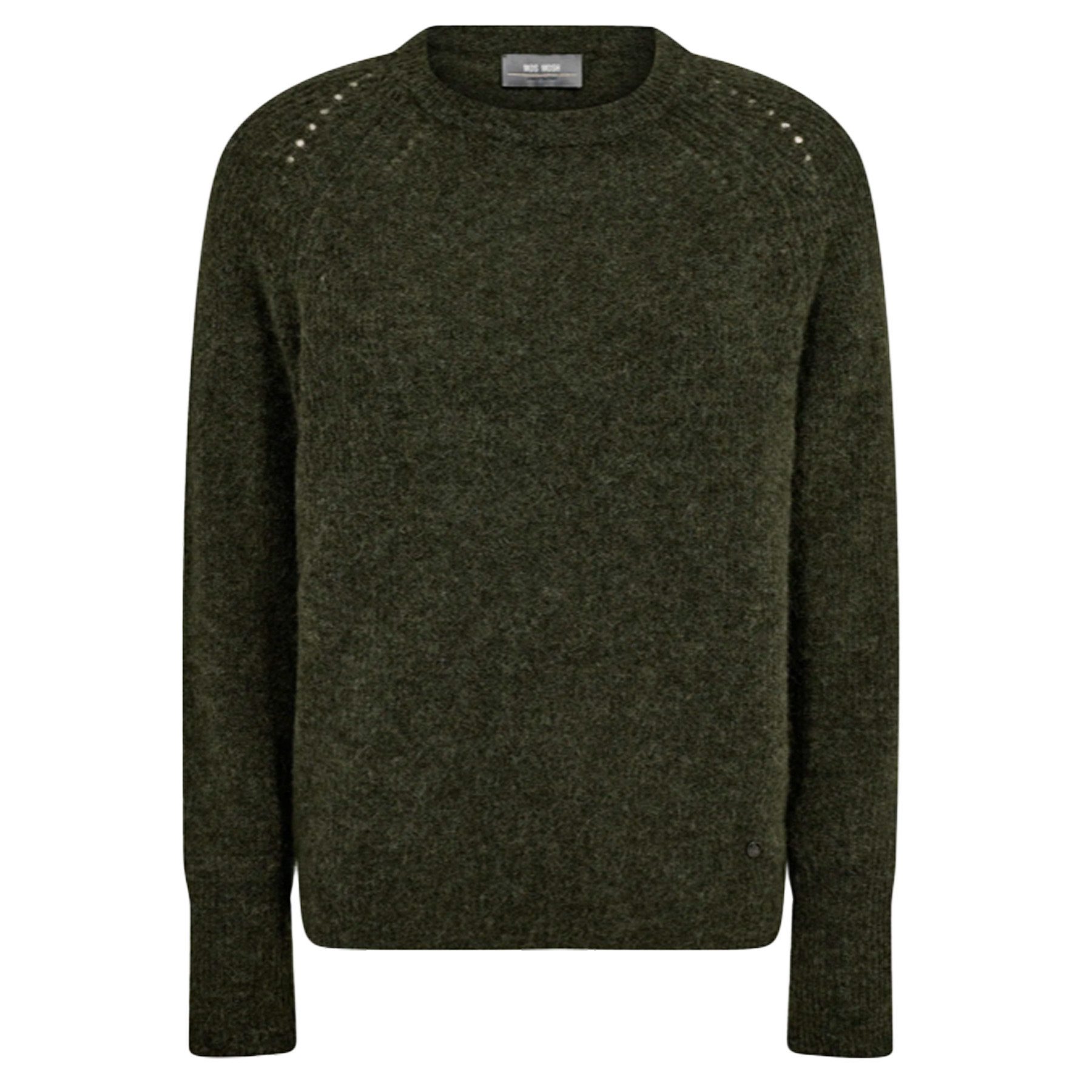 Mos Mosh Strickpullover MOS MOSH Pullover TAMMY THORA mit Alpaka - Grape Leaf