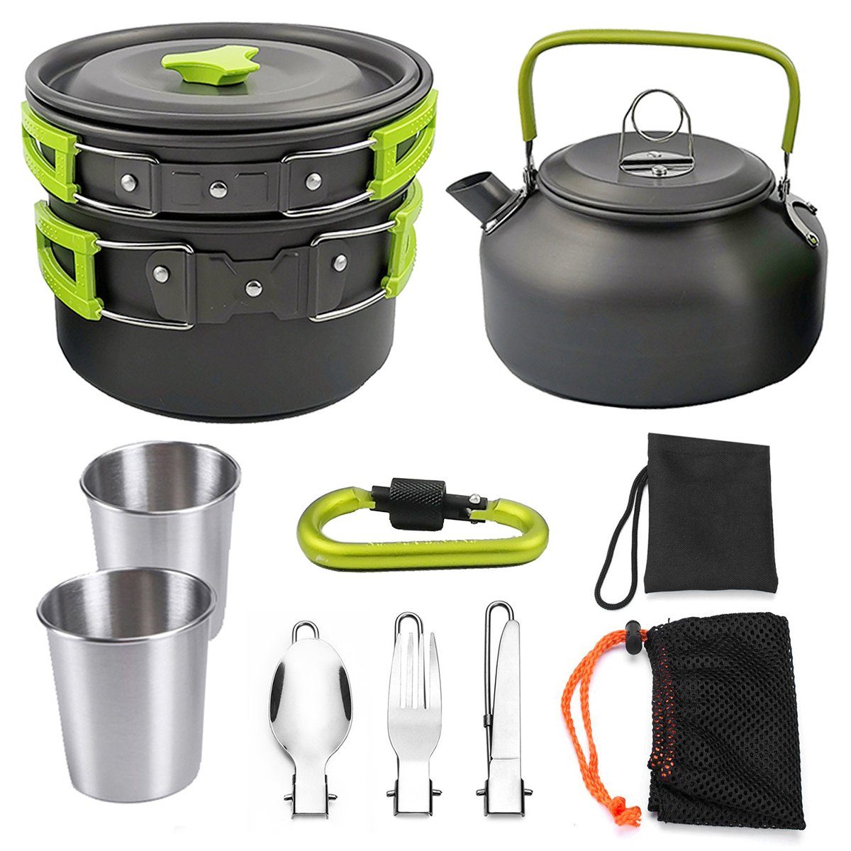 Kochtopf Camping Kochgeschirr Topf Set Kochtopf Set 2-3Person
