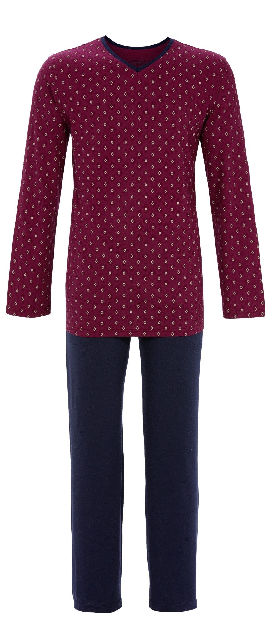 Ringella Pyjama mit V-Ausschnitt und seitlichen günstig online kaufen