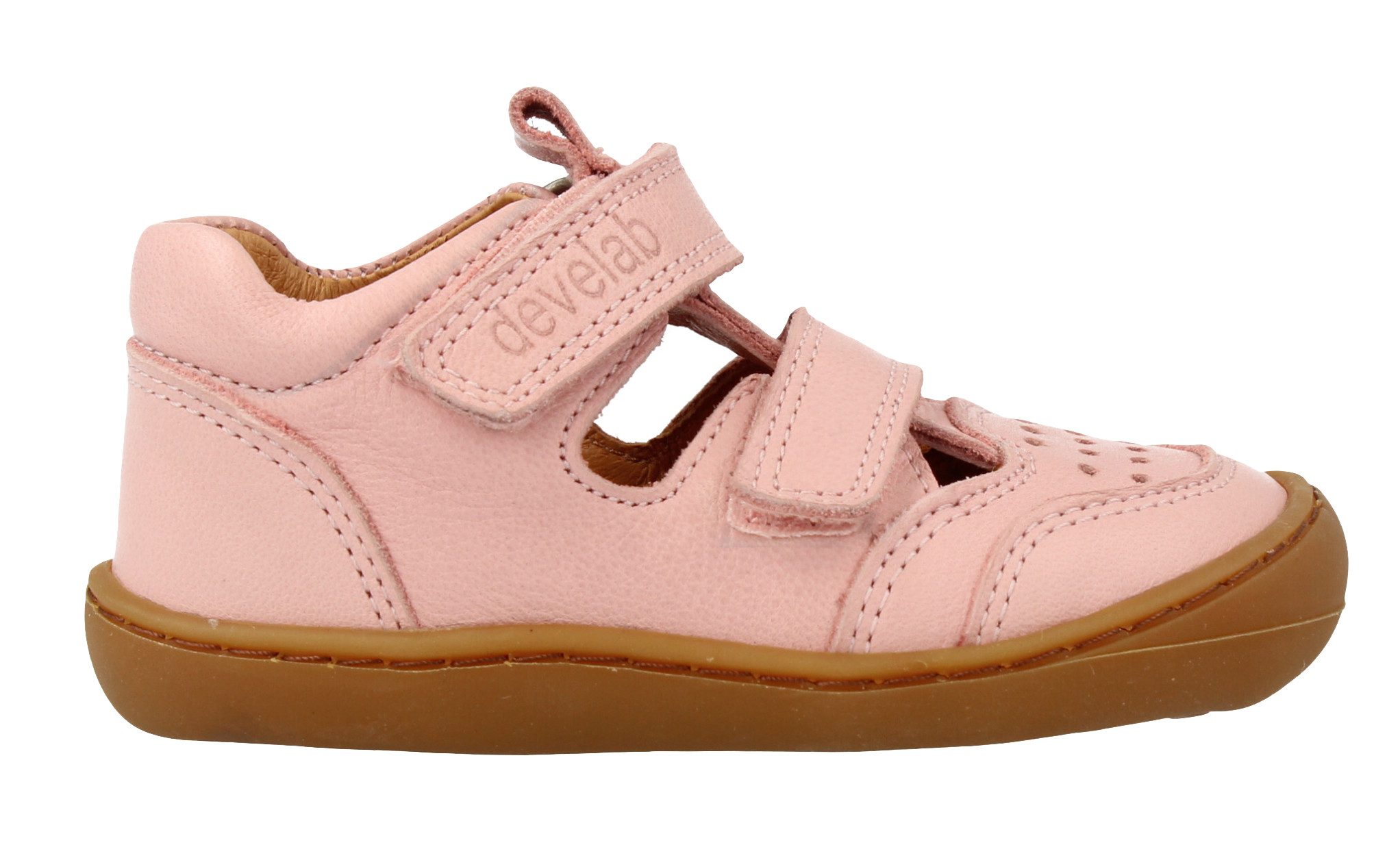 Develab Sandalen Lauflernschuh Barfußschuhe Barefoot 45303 Leder Sandalette