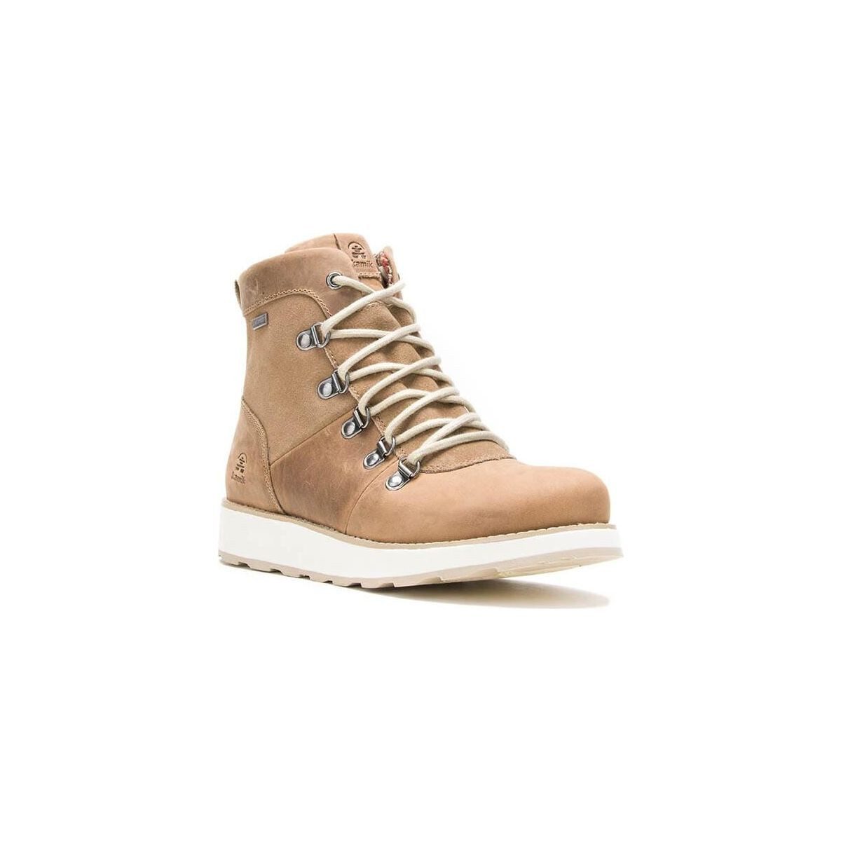 Kamik Ariel LO Winterstiefel knöchelhoher Damen Lederschuh mit seitlichem Reißverschluss