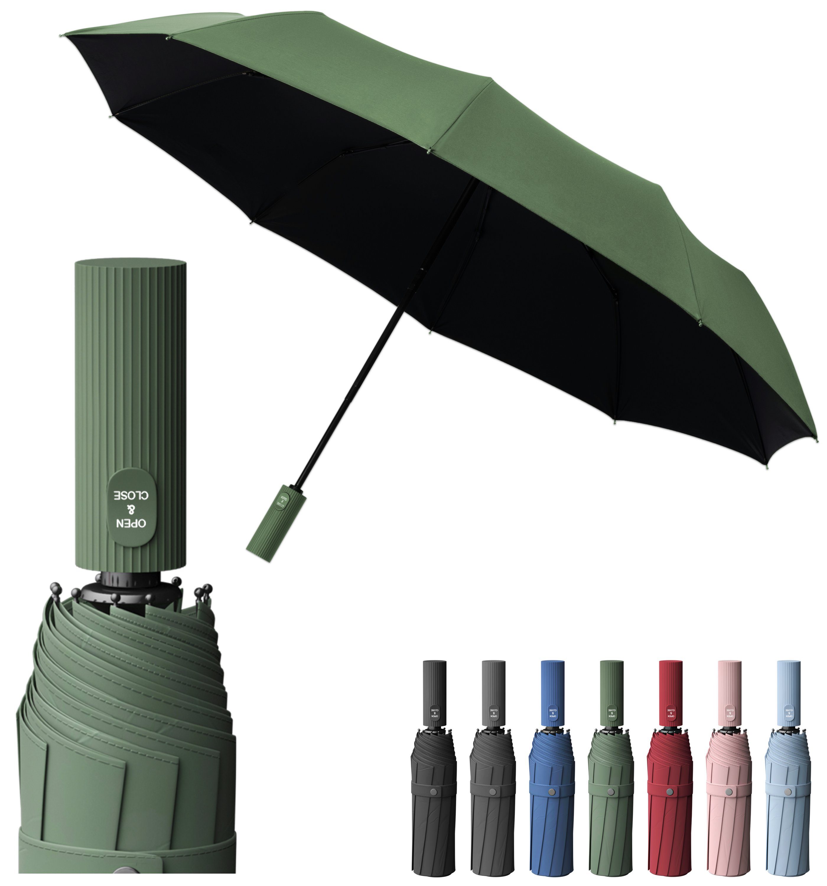 Grün ICONIC Design Design Taschenregenschirm Sapor Sapor Taschenschirm