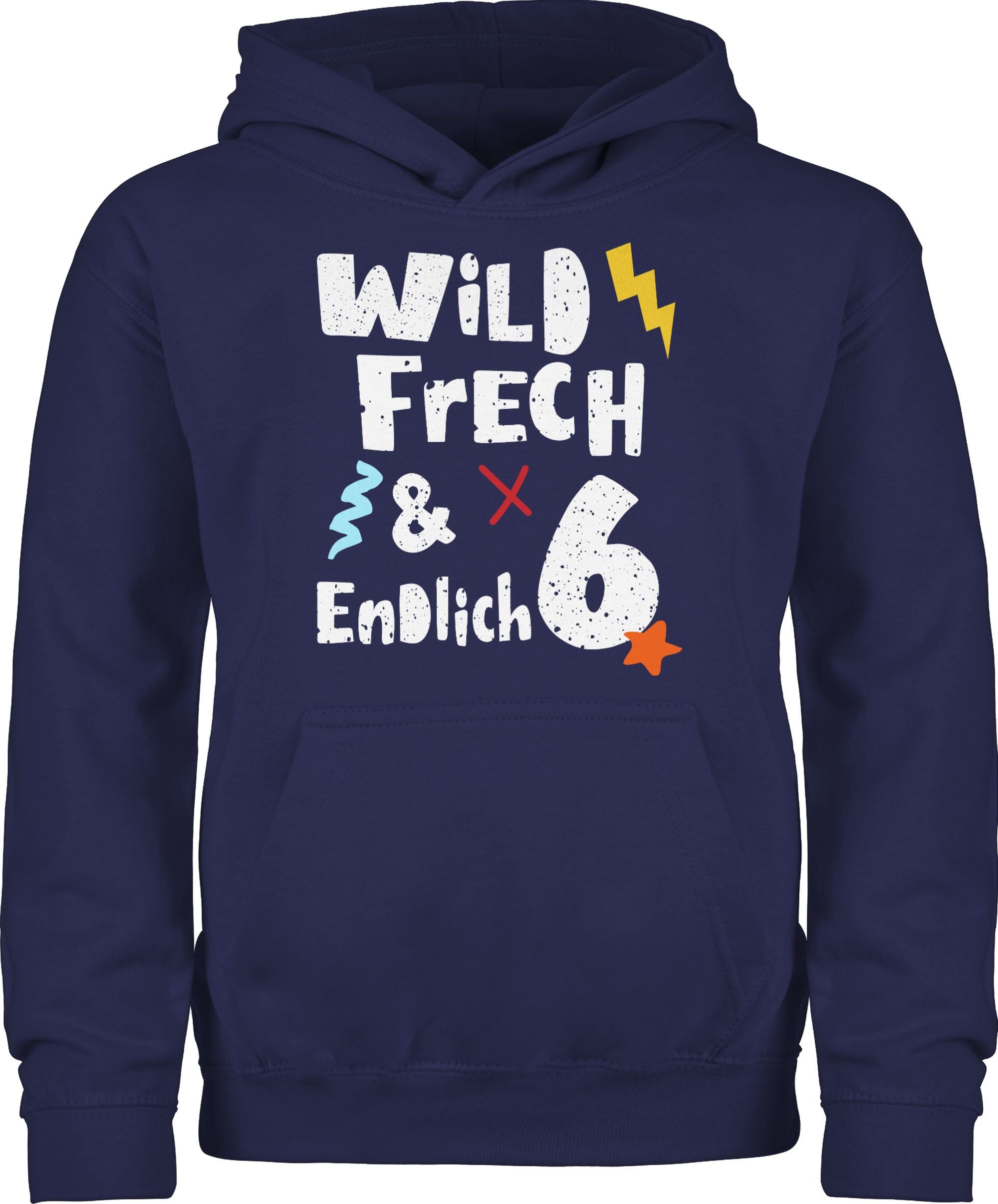 Hoodie Wild frech und endlich 6 - Sechs Jahre Wunderbar