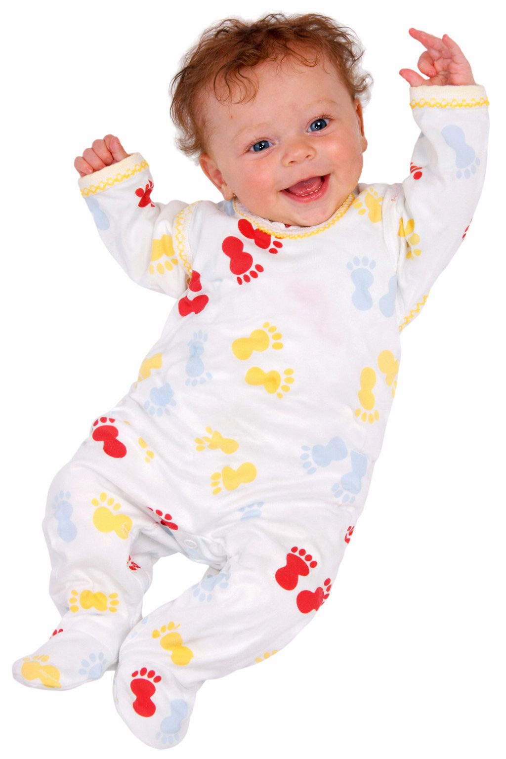 La Bortini Strampler Strampler und Hemdchen Baby Anzug mit Füßche Muster 50 56 62 68 74 aus reiner Baumwolle, gemustert