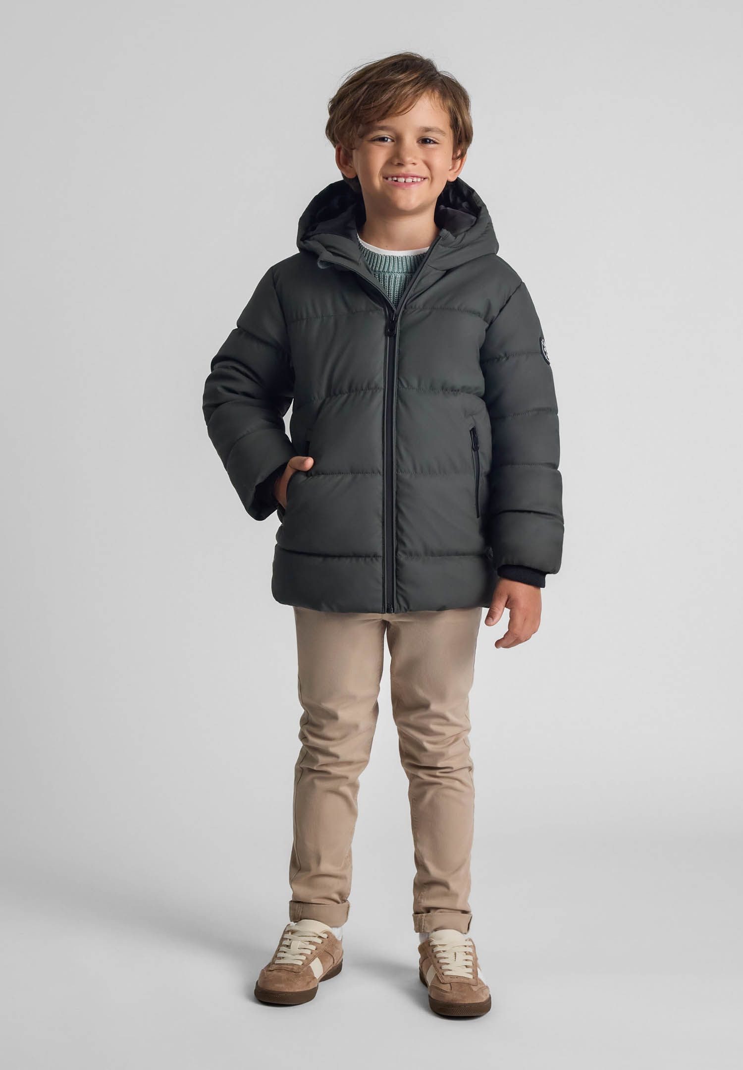 MINOTI Winterjacke PU-Jacke mit Reißverschluss und günstig online kaufen