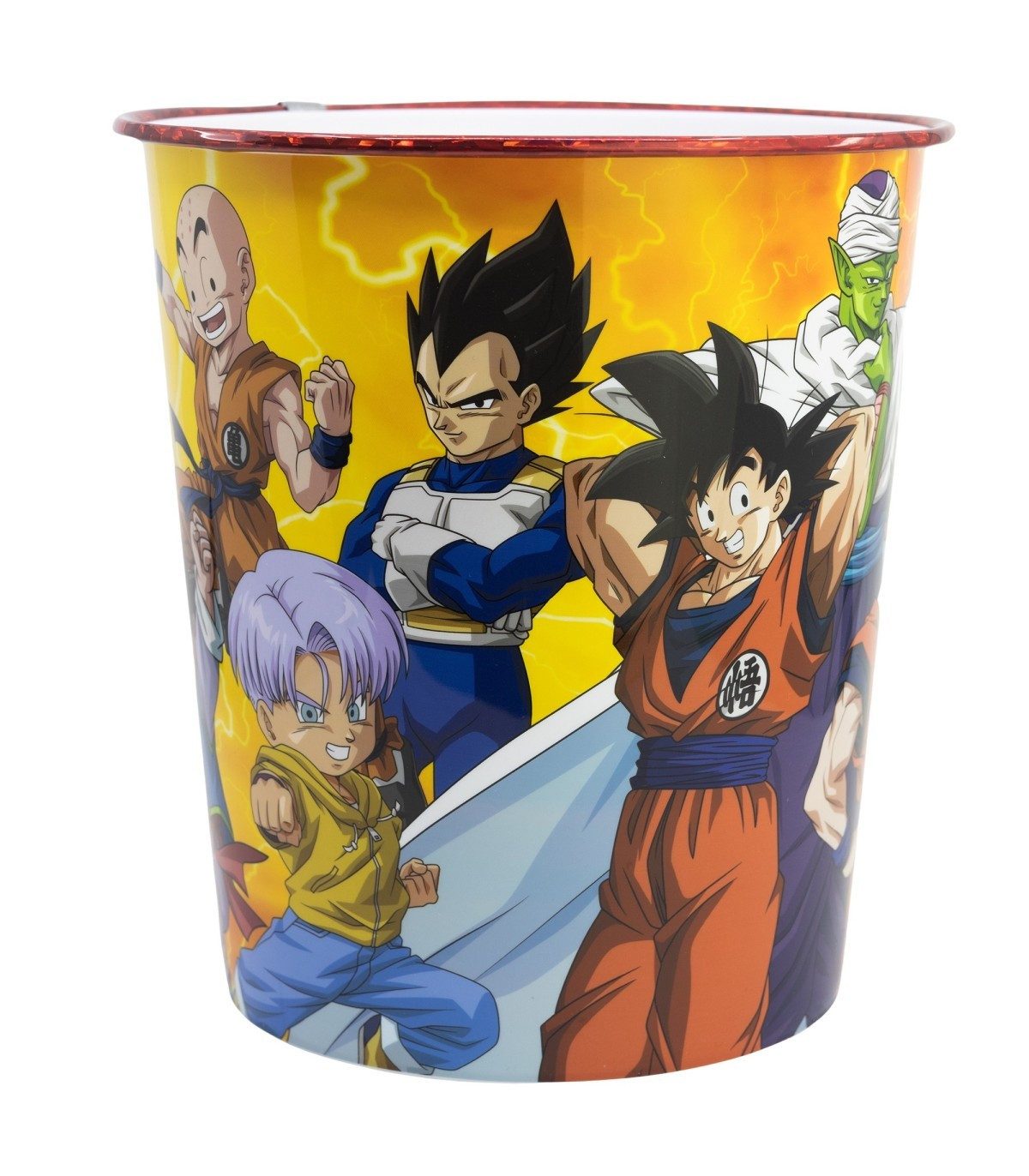 Dragon Ball Papierkorb Formula Racer Kinder Mülleimer für Kinderzimmer und Spielzimmer