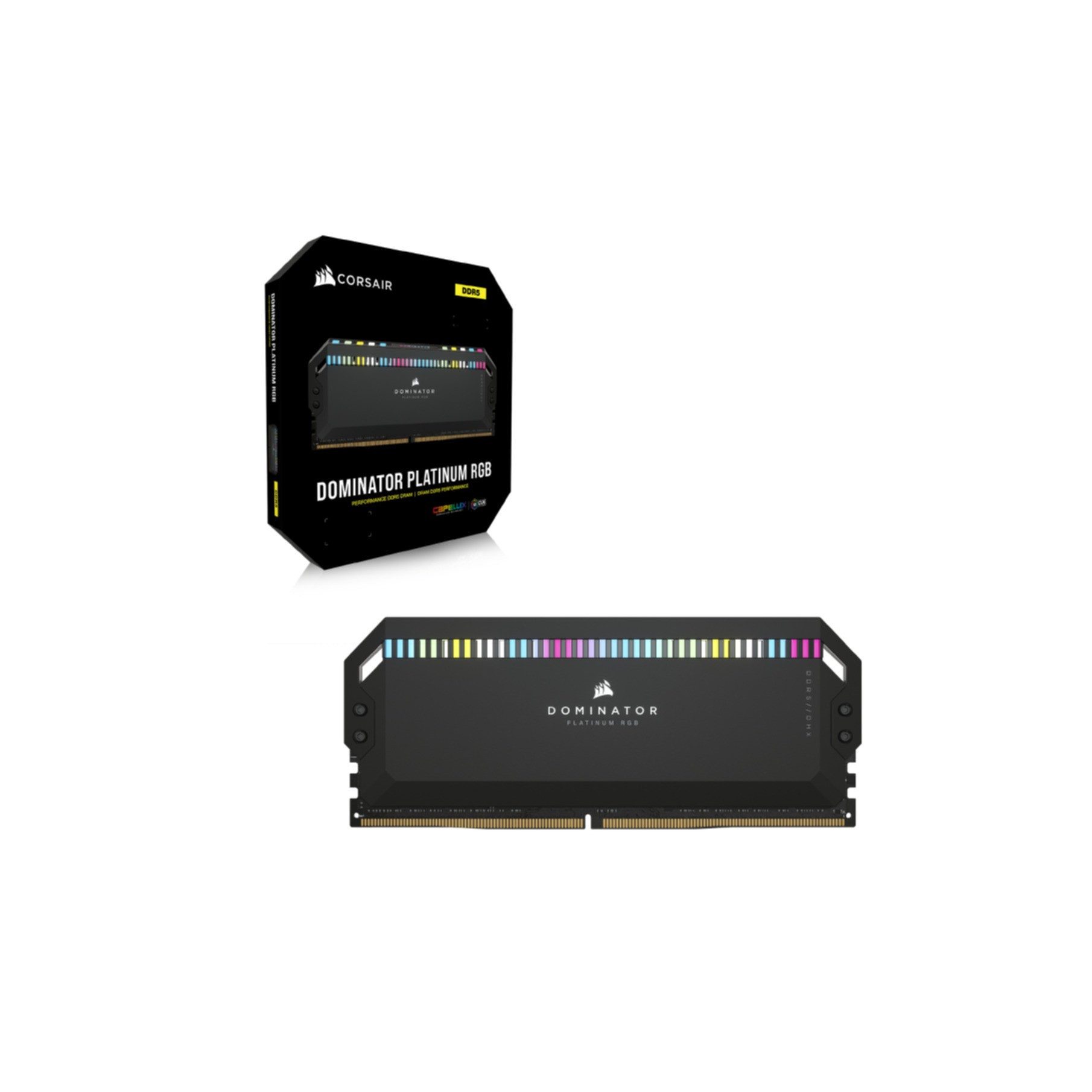 Corsair Vengeance RGB Arbeitsspeicher (DDR5 32 GB 6000 MHz, 2 x 16 GB, 288-pin DIMM)