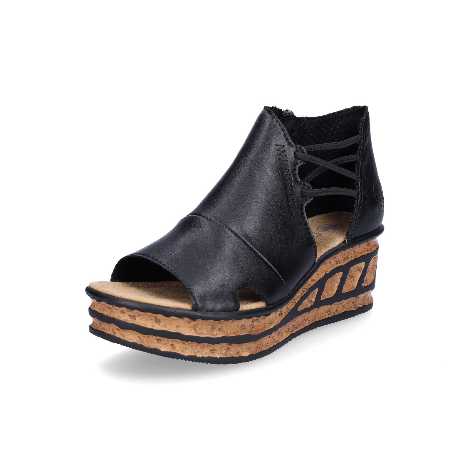 Rieker Rieker Damen Sandalette schwarz Sandale günstig online kaufen