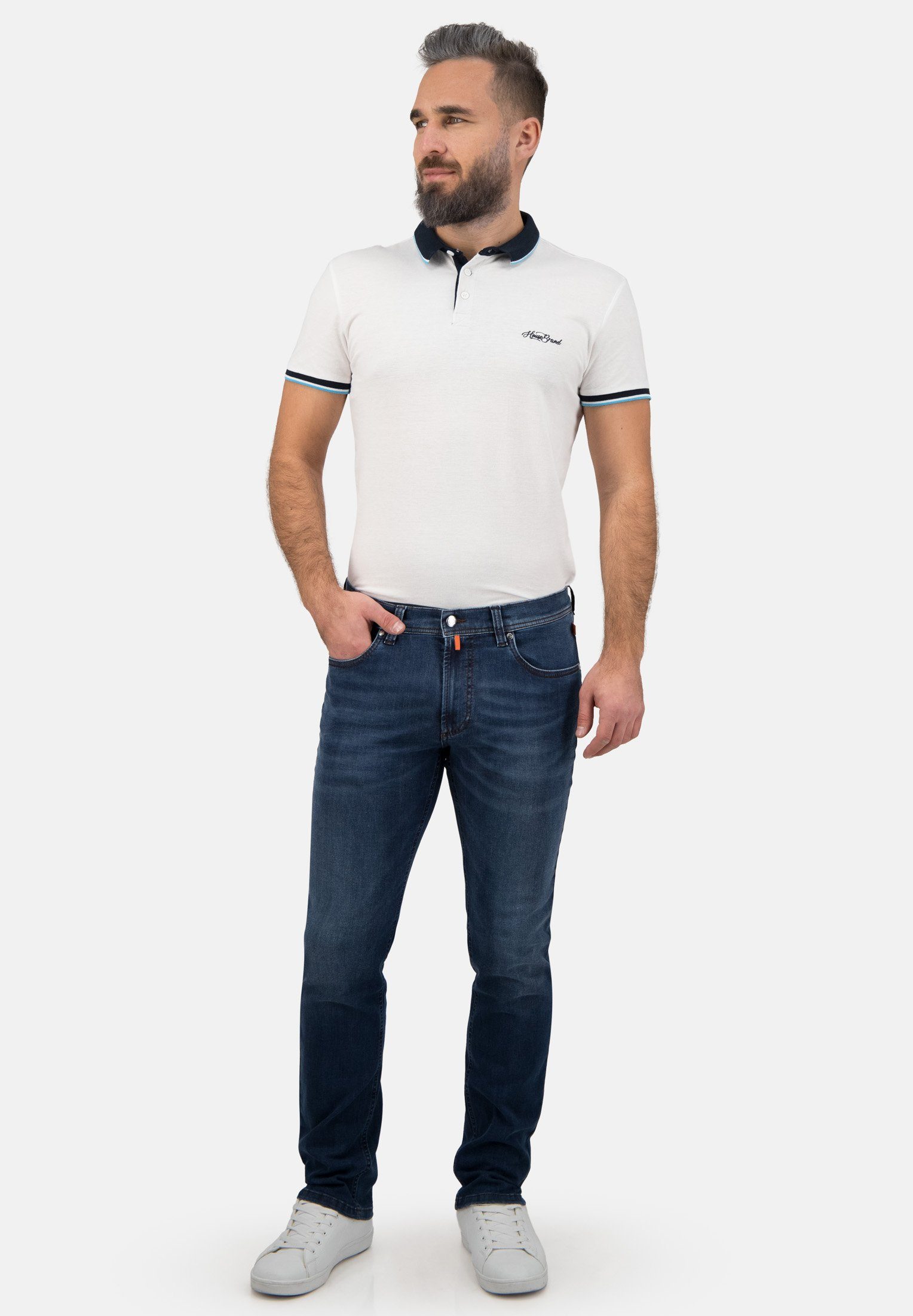 Brühl Slim-fit-Jeans York DO FX in Dual FX Querstretch Denim