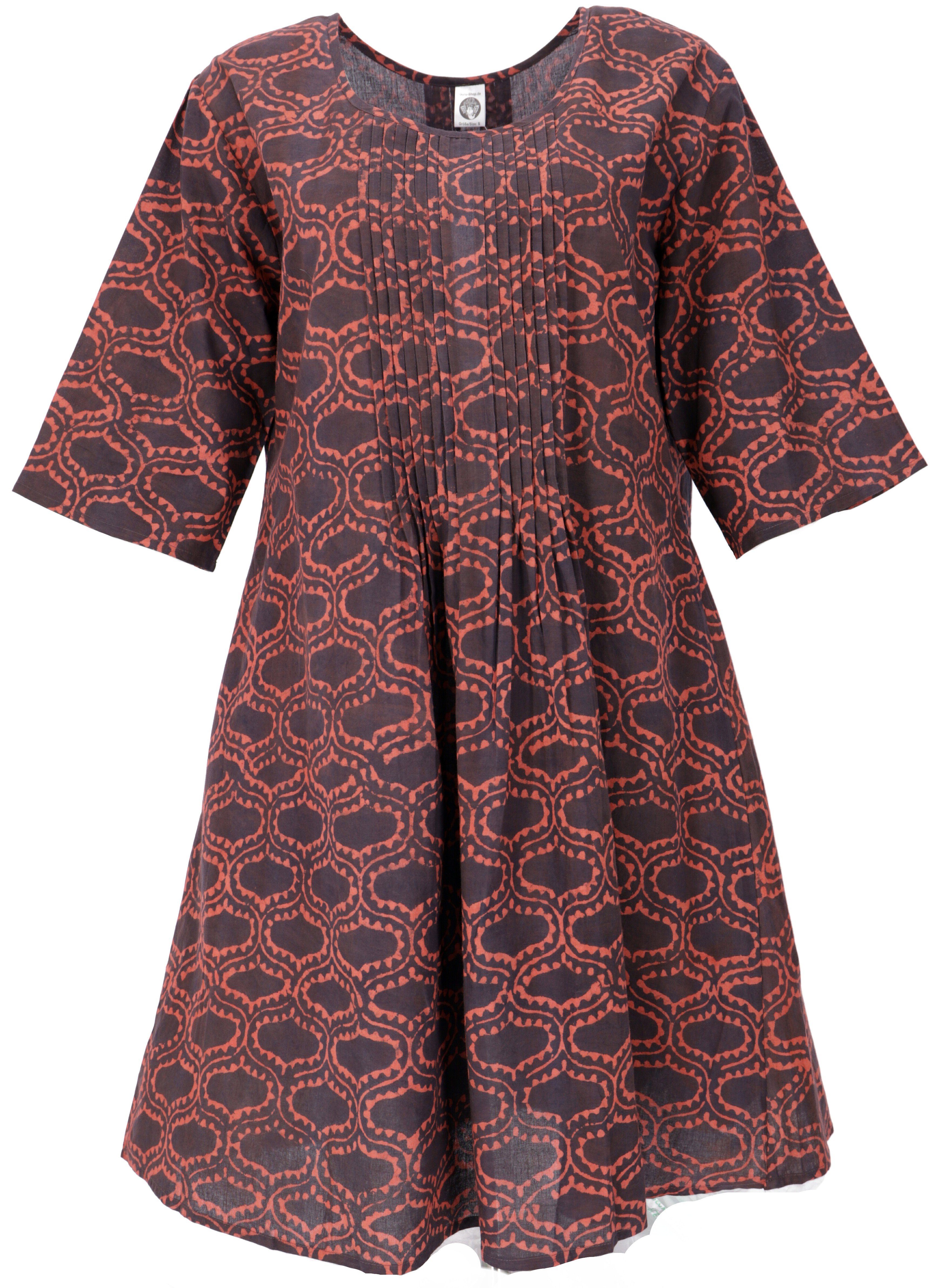 Guru-Shop Midikleid Boho Maxitunika, sommerliches Minikleid günstig online kaufen