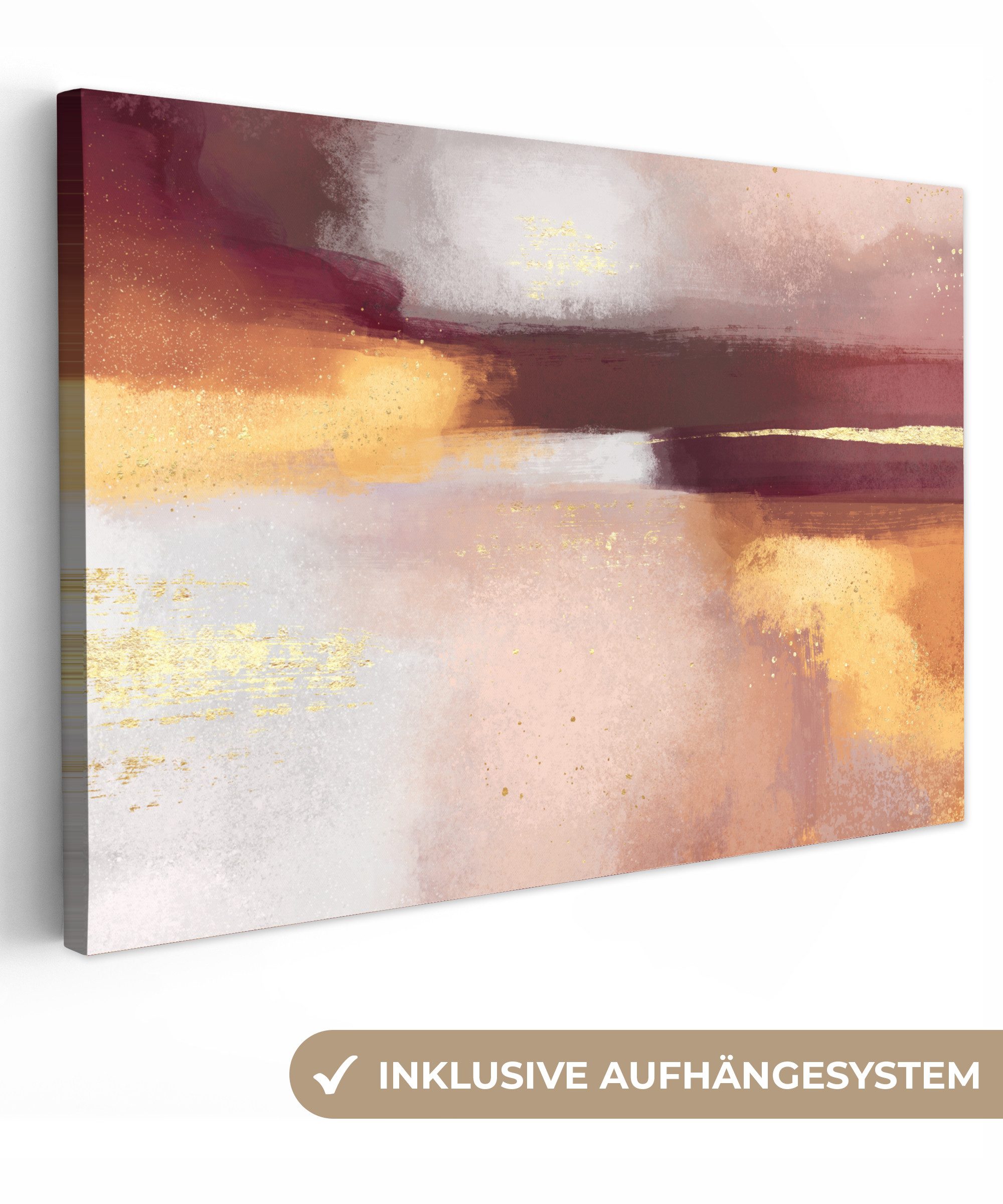 OneMillionCanvasses® Leinwandbild Malen - Abstrakt - günstig online kaufen