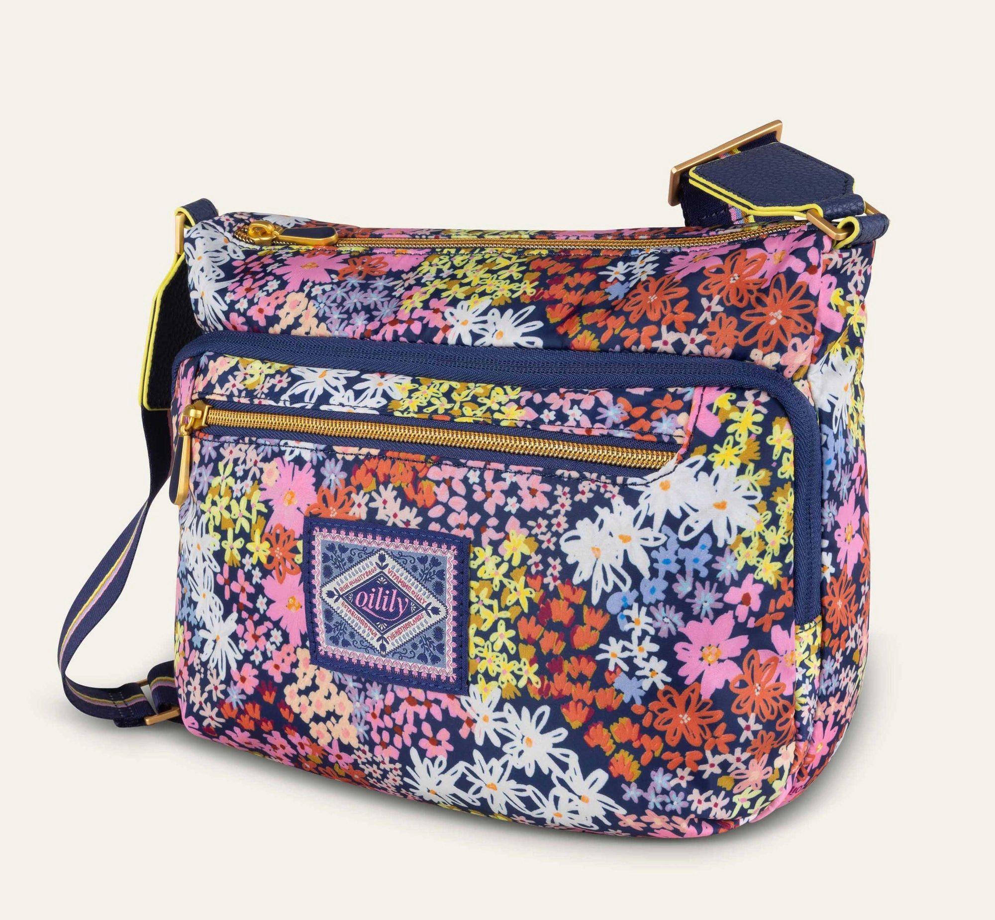 Oilily Schultertasche Stetson Shoulder Bag Vitamine Flowers