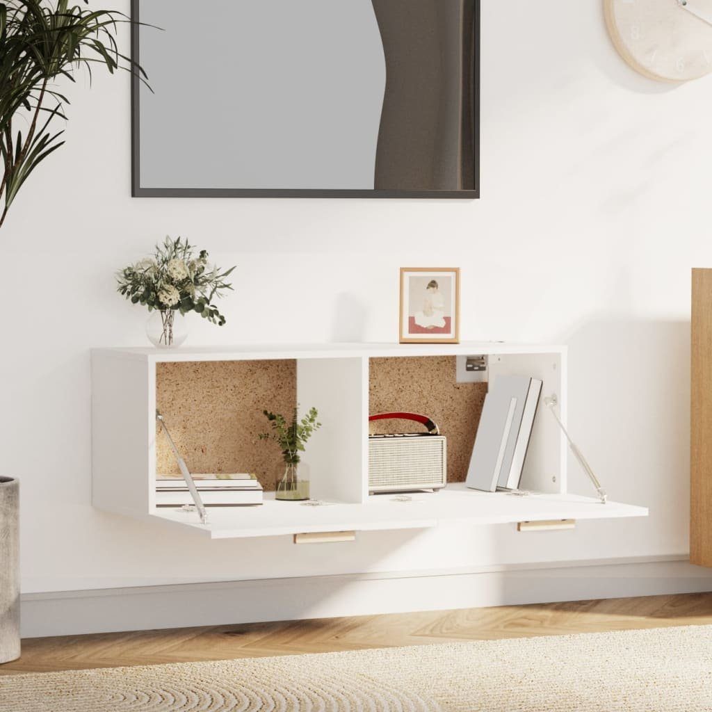 vidaXL Hängeschrank Wandschrank Weiß 100x36,5x35 cm günstig online kaufen