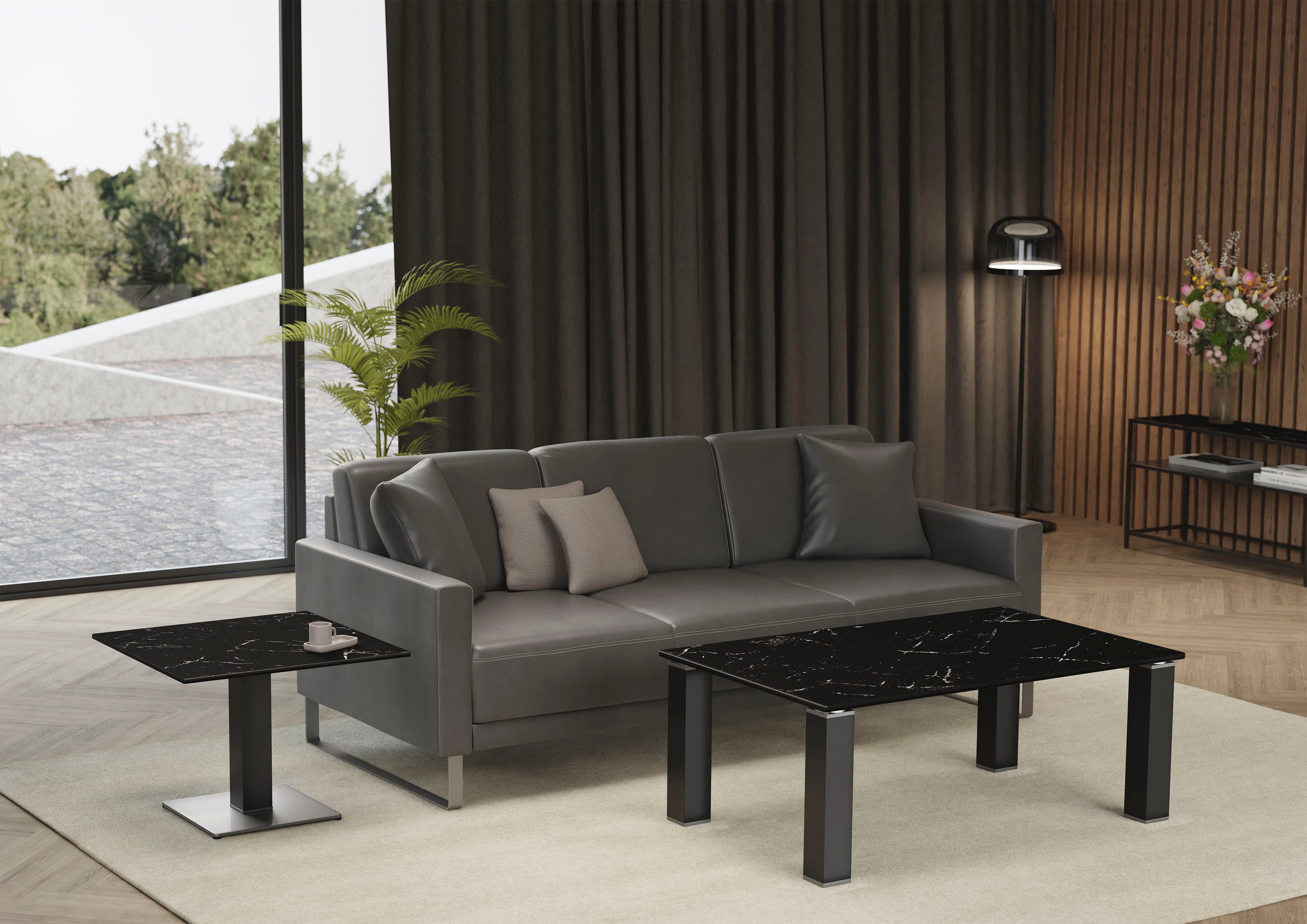 rollbar, Collection Keramik Eve auf Couchtisch, Glas