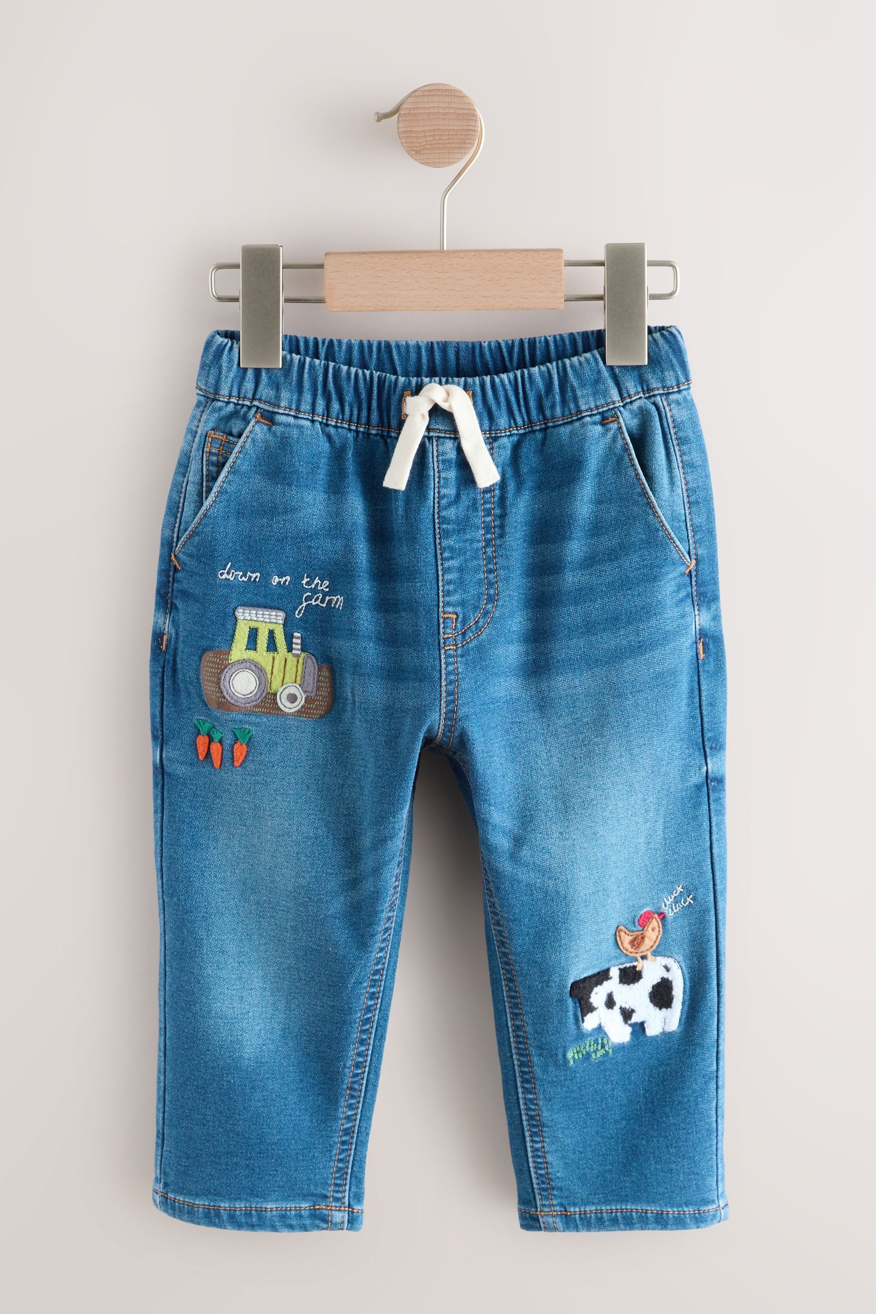 Dehnbund-Jeans Loose Fit Schlupfjeans