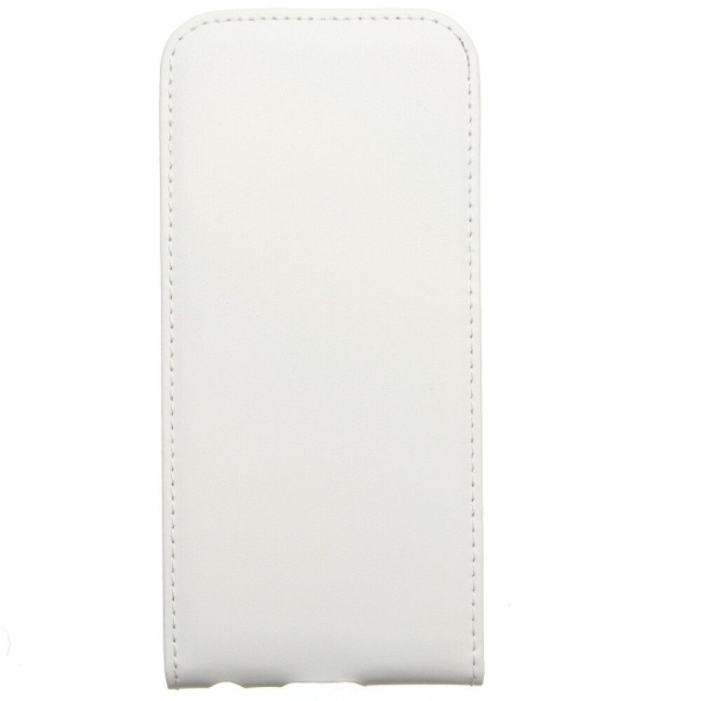 Handytasche Slim Leder Flip Handyhülle für iPhone 6, 6s - Weiß Schutz Case 4250710 (Flip Cover)