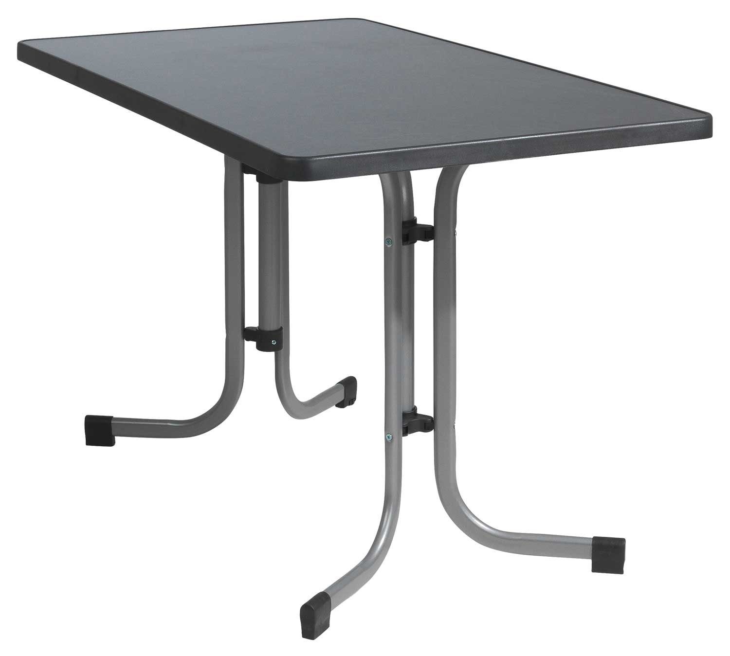 Gartentisch MECALIT, B 115 cm x T 70 cm, Graphitfarben