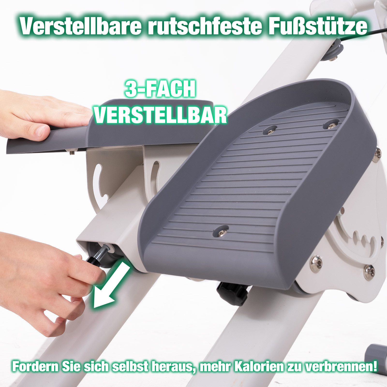 CITYSPORTS Stepper Stair Stepper Zusammenklappbarer, Stairmaster für Zuhause, Vertical Climber Treppenmeister mit Verstellbare Lenker