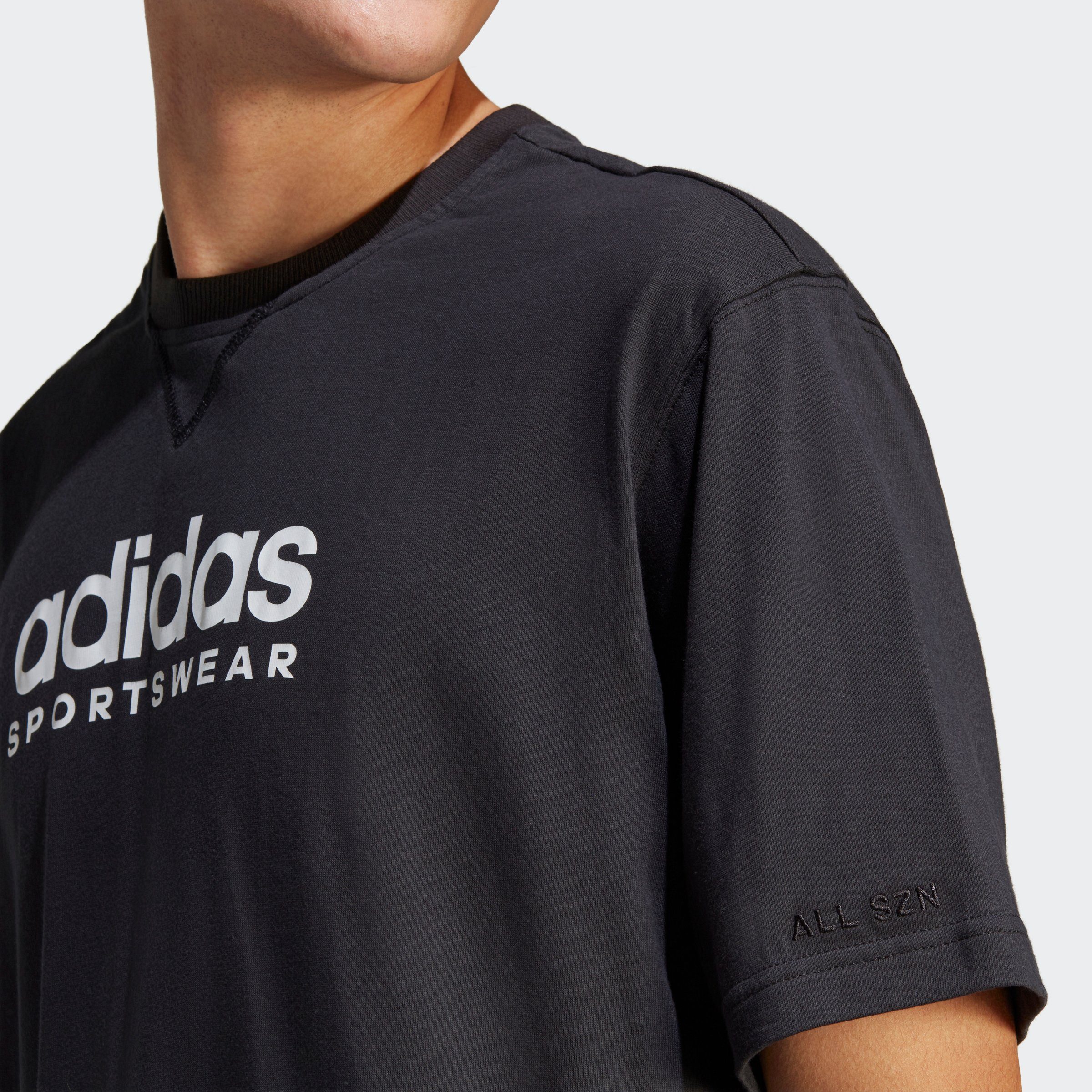 T-Shirt Black SZN Sportswear ALL adidas GRAPHIC