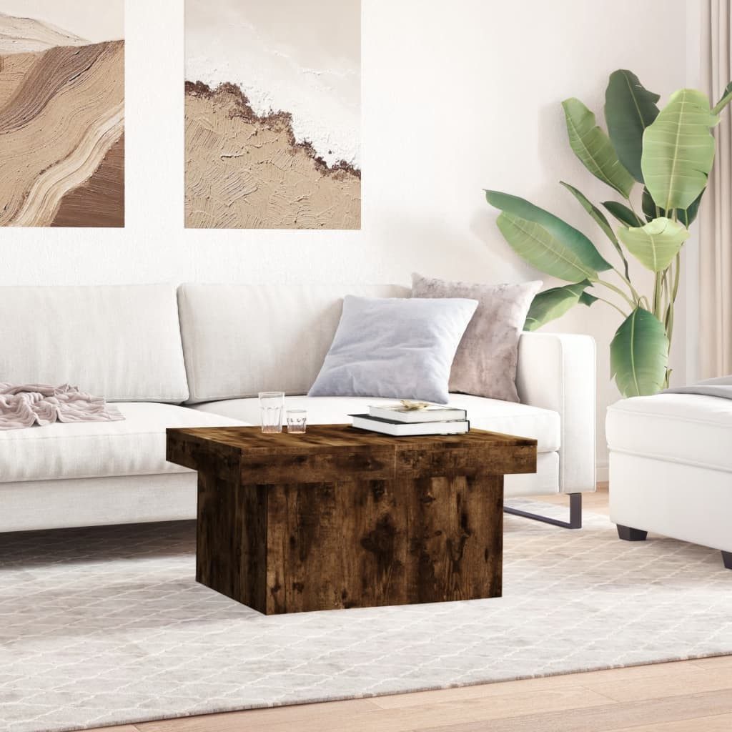 vidaXL Couchtisch Couchtisch Räuchereiche 80x55x40 cm günstig online kaufen