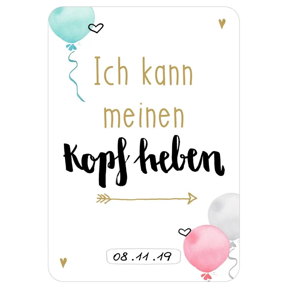 COPPENRATH DIE SPIEGELBURG Poesiealbum Fotokarten-Box Babys erstes Jahr - Deine Meilensteine