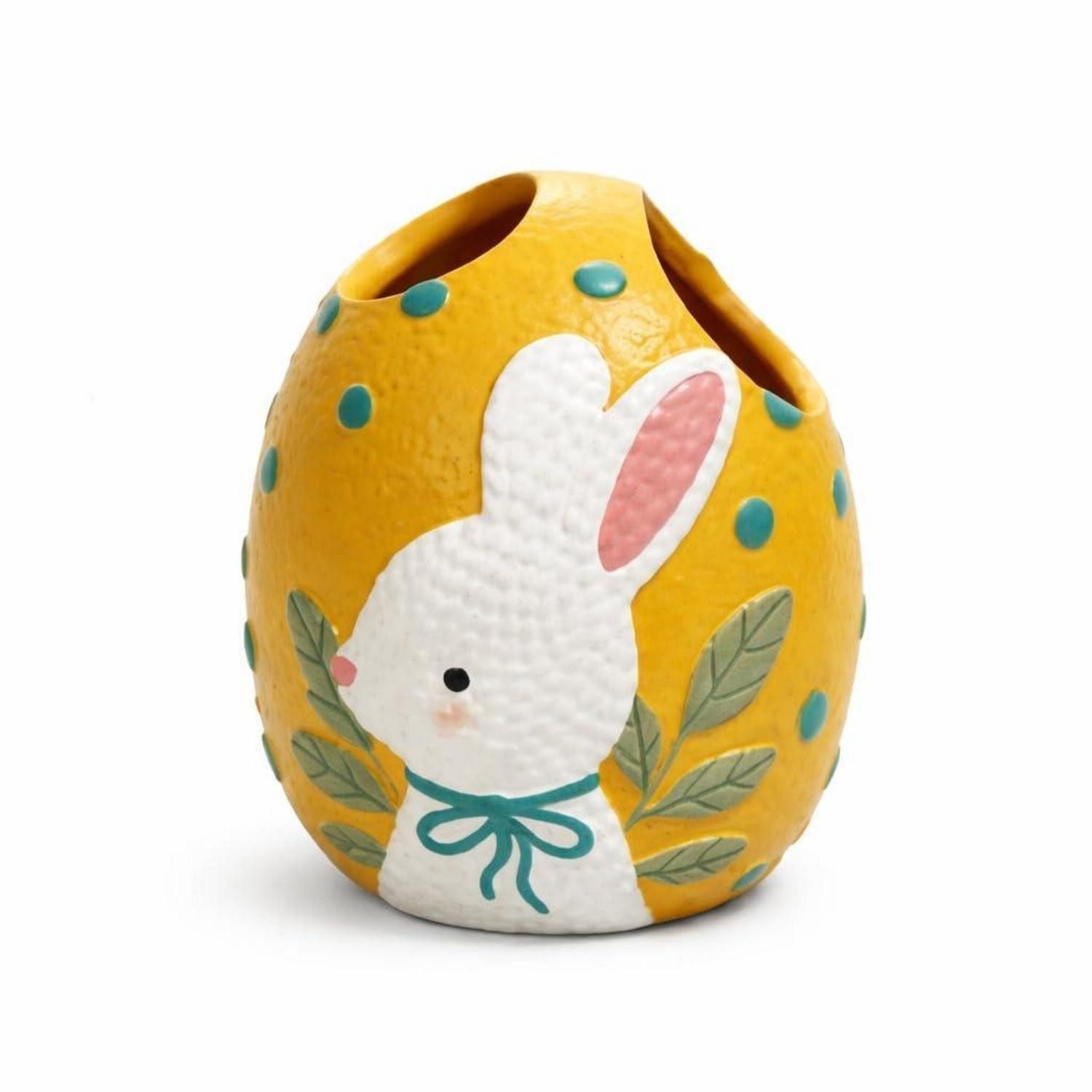 LuxusKollektion Zahnbürstenhalter Zahnbürstenhalter Hase 2 Fächer Gelb, (1-St)