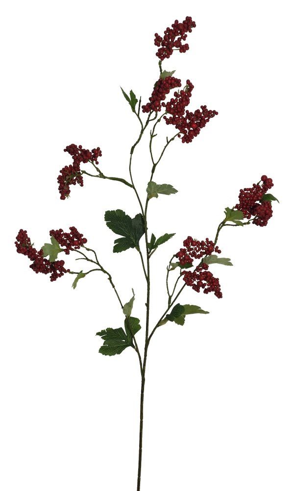 Kunstzweig Blumenpick rote Beeren Beeren, 2474U, günstig online kaufen