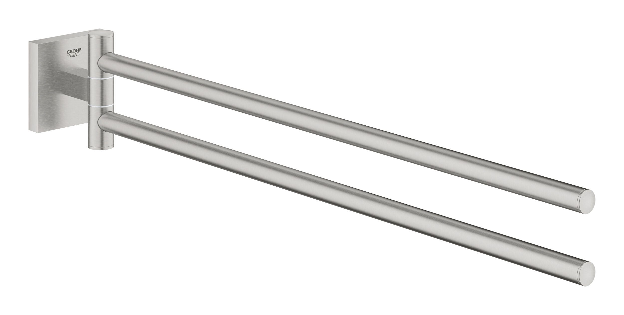 Grohe Handtuchhalter Start Cube, Doppel - Supersteel