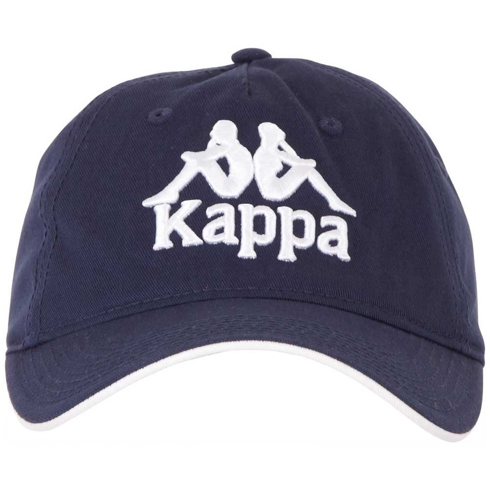 dress Baseball Markenlogo gesticktem Cap mit Kappa blues