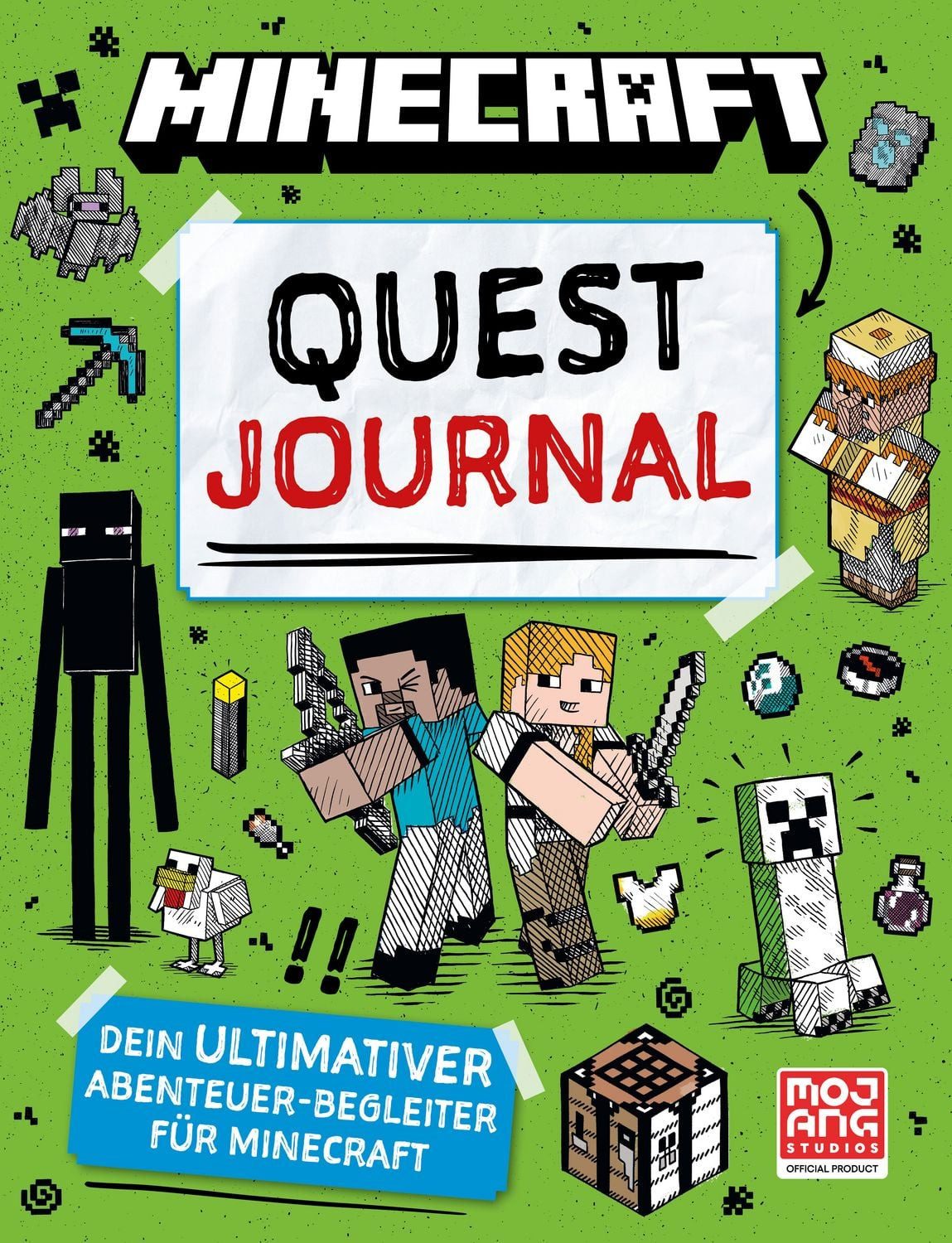 Minecraft Quest Journal. Dein ultimativer Abenteuer-Begleiter für Mine / Mojang AB, Minecraft