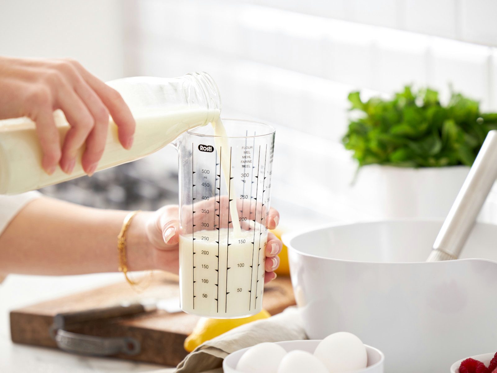 ROSTI Messbecher Messbecher transparent 0,5l, SAN (Styro-Acrylnitril-Copolymer)