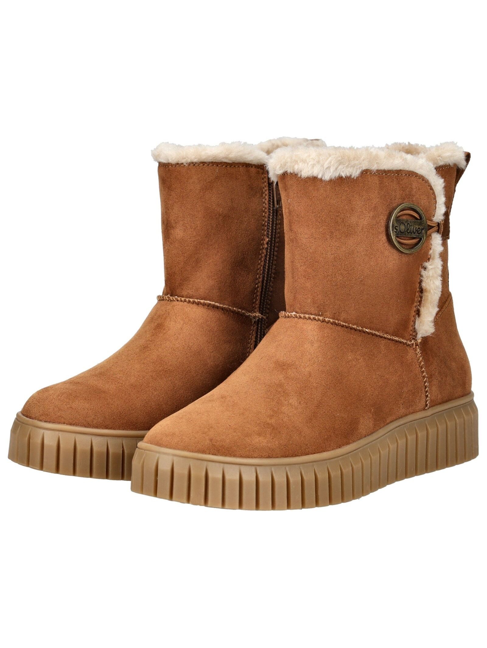 s.Oliver s.Oliver Stiefelette Lederimitat/Textil Stiefelette