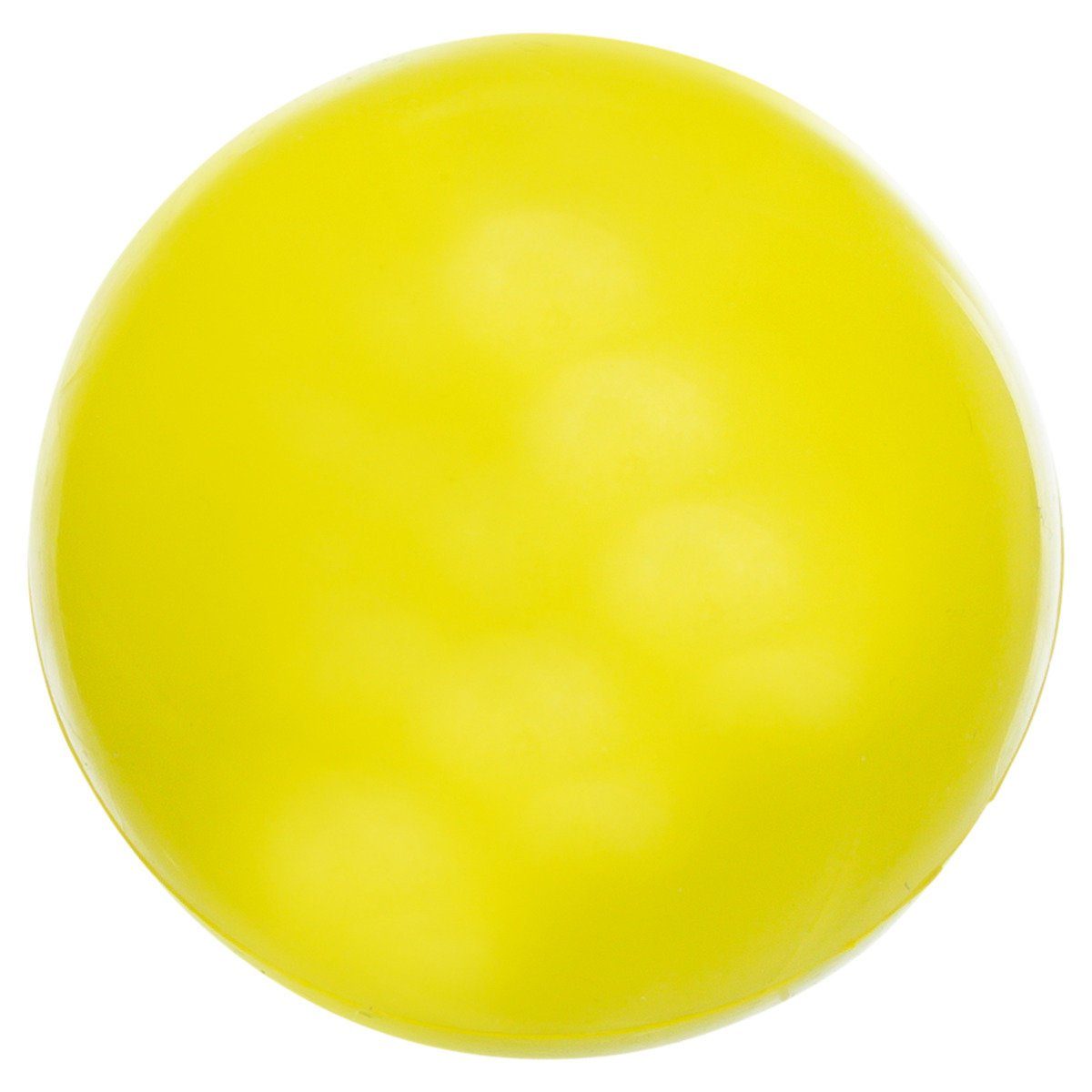 TRIXIE Spielknochen Hundespielzeug Ball, geräuschlos, Durchmesser: 5 cm / Farbe: lime