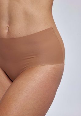 SNOCKS Hipster High Waist Panties aus Mikrofaser (3-St) ohne kratzenden Zettel, ohne Nähte, unsichtbar unter deiner Kleidung