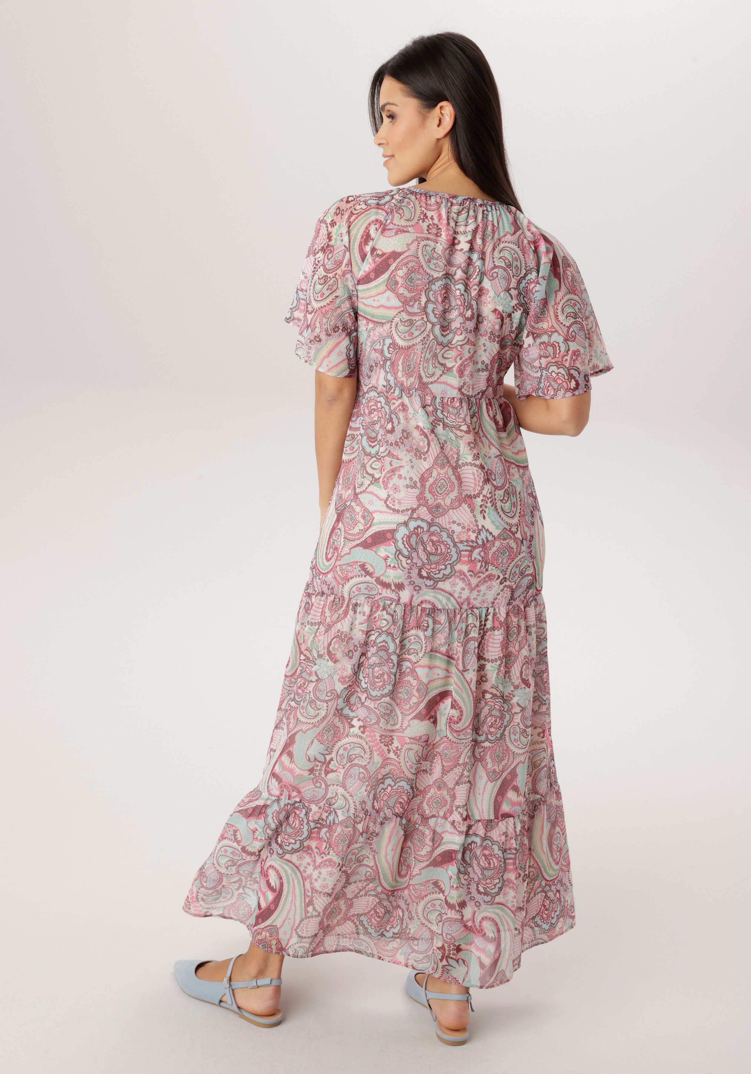 Aniston SELECTED Maxikleid mit verspieltem Paisleymuster - NEUE KOLLEKTION