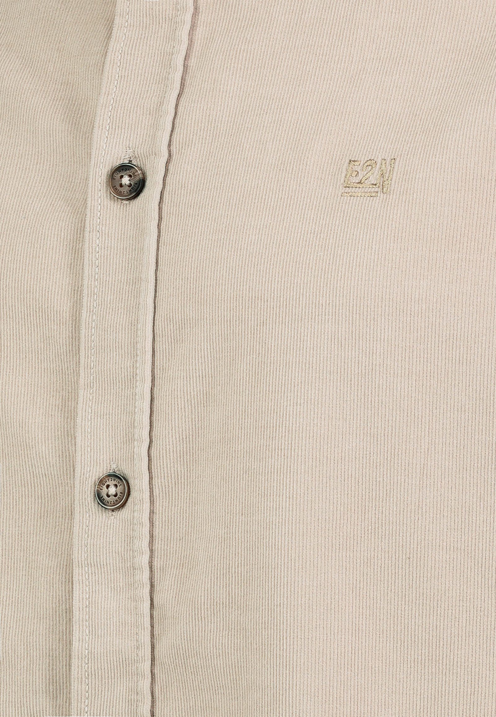 Eight2Nine Langarmhemd L/S Bekleidung, Modernes Design, Dezente Stickerei ( günstig online kaufen