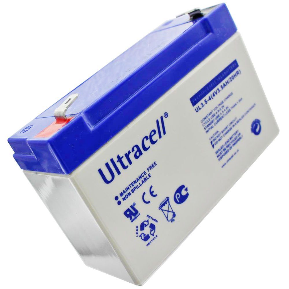 UltraLife Ultracell UL3.5-4 4 Volt A504/ Sonnenschein mAh Akku (4,0 V) für 3500 passend Akku 3500mAh